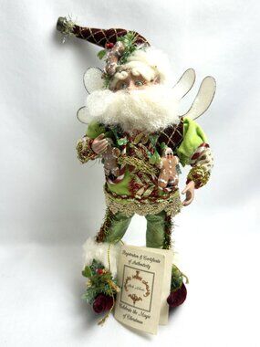 Mark Roberts Gingerbread Green Fairy 10" LE #780/7500 Christmas Figure COA